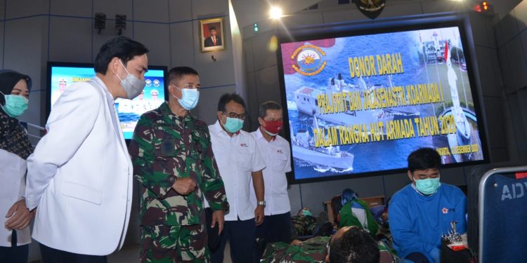 Peringati Hari Armada RI, Koarmada I Laksanakan Donor Darah