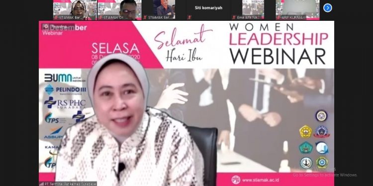STIAMAK Gelar Webinar Women Leadership
