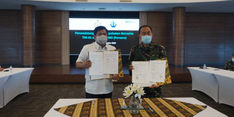 BKI-TNI AL Sepakat Kembangkan SDM Lewat BKI Akademi