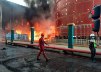 Pelabuhan Teluk Bayur Terbakar, Tak Makan Korban Jiwa