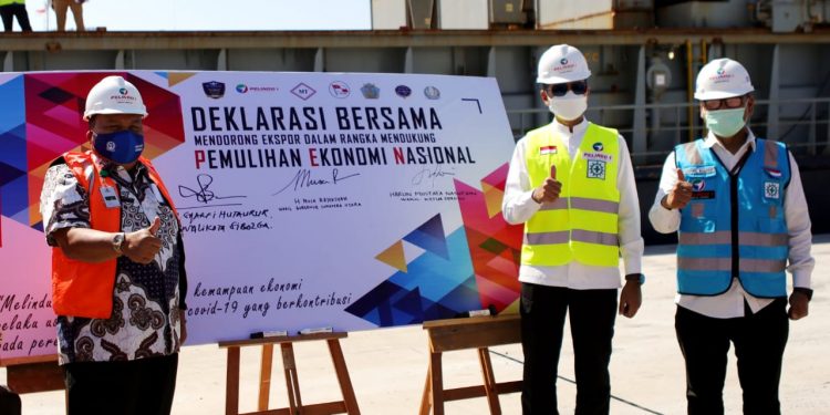 Ekspor Perdana dari Pelabuhan Sibolga ke Belgia & Inggris