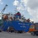 Intan Daya Bongkar 5.000 Ton Coil di Belawan Lama