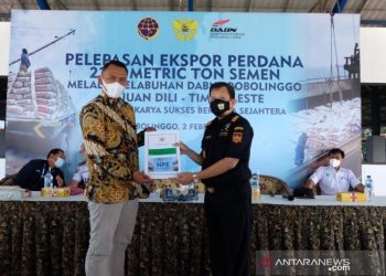 Ekspor Perdana ke Timor Leste Lewat Pelabuhan Delta