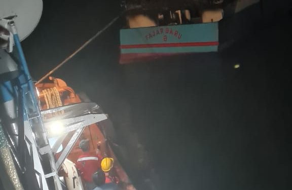 KM Fajar Baru Terbakar, KSOP Sorong Cepat Mengatasinya