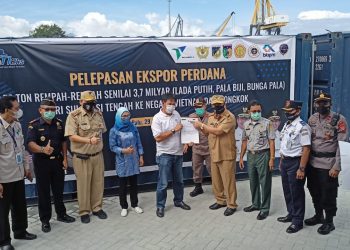 Direct Ekspor Perdana Rempah-rempah dari Sulteng