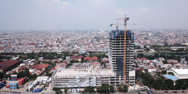 Pembangunan Proyek Maritim Tower Capai 67,5%