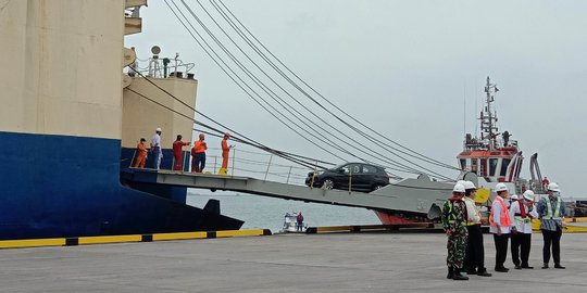 Pembangunan Dermaga Petikemas Patimban Sudah 94%, Ferrindo 5 Rutin Angkut 60 Kendaraan ke Panjang