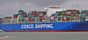 Cosco Mulai Gunakan Layanan Kapal 8.800 TEU