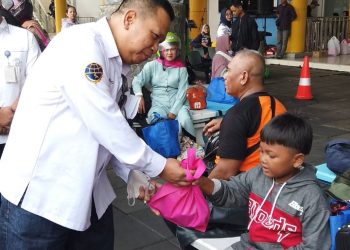 2.092 Pemudik Diangkut Dobonsolo Dari Semarang Tiba di Priok
