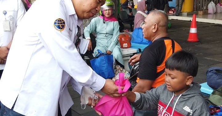 2.092 Pemudik Diangkut Dobonsolo Dari Semarang Tiba di Priok