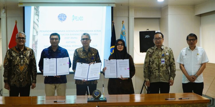Pelindo-4 UPT Hubla Teken Adendum Perjanjian KSP BMN