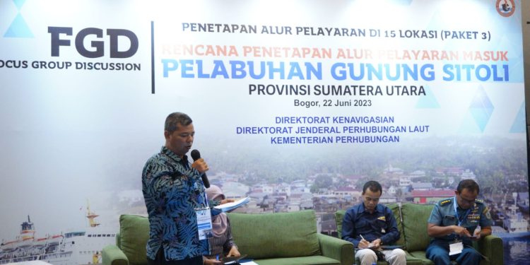 Tak Lama Lagi, Alur Pelayaran Masuk Gunung Sitoli Ditetapkan