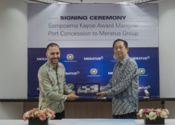 Meratus Resmi Jadi Operator Pelabuhan Mangole Milik Sampoerna Kayoe