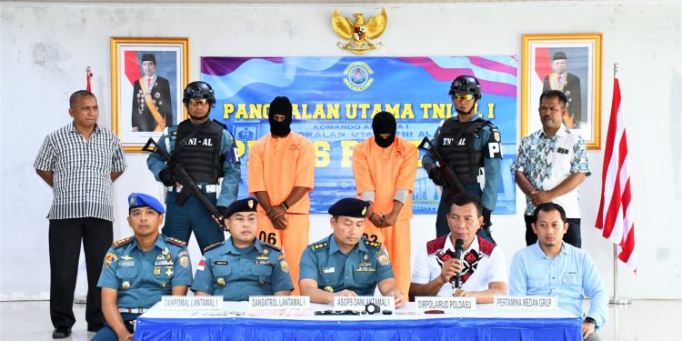Lantamal Belawan Tangkap BBM Taping & Narkoba