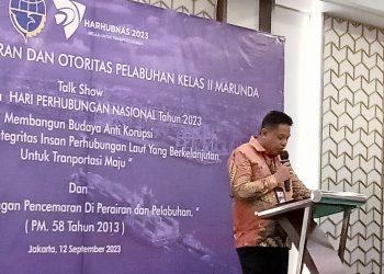 Dalam Rangka Harhubnas, KSOP Marunda Gelar Talk Show