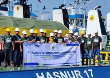 PT Hasnur Resmi Operasikan Satu Kapal Tunda Tambahan
