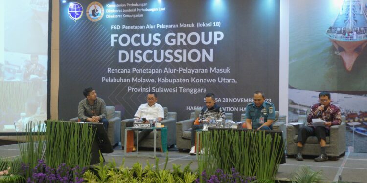 Alur Pelayaran Masuk Pelabuhan Molawe Segera Ditetapkan