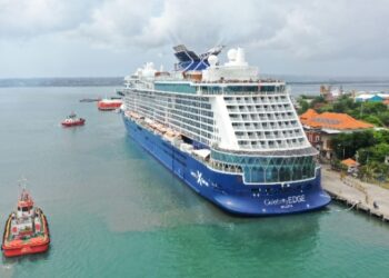 Sebelum ke Darwin, Kapal Pesiar Celebrity Edge Mampir ke Benoa