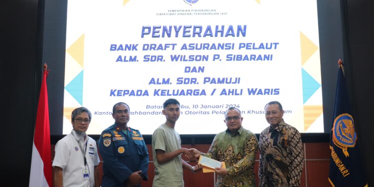 Meninggal Saat Tugas, Keluarga Pelaut Terima Asuransi