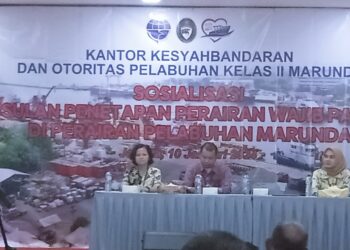 KSOP Marunda Gelar Sosialisasi Usulan Penetapan Perairan Wajib Pandu