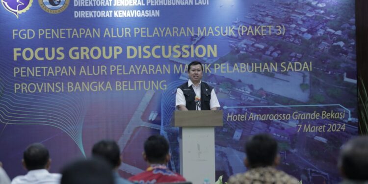 Kemenhub Segera Tetapkan Alur Pelayaran Masuk Pelabuhan Sadai