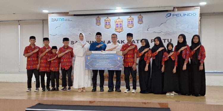 Pelindo Priok Berikan Santunan Rp 105 Juta Kepada Yatim Piatu