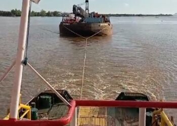 TB. Pesut 1 Turut Andil, Bantuin ke Sambas Bangun Jembatan..
