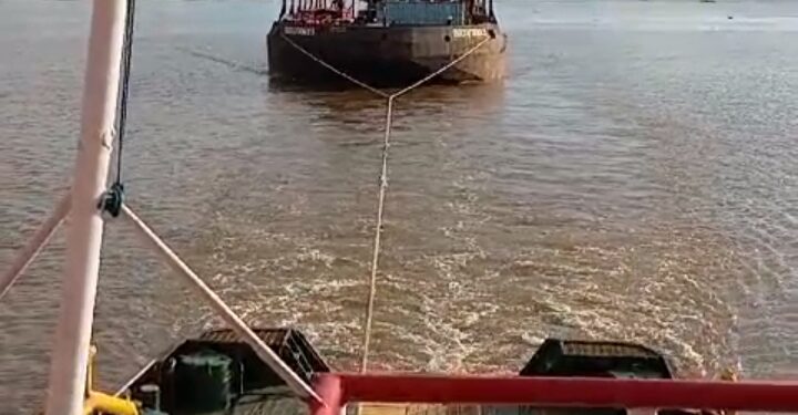 TB. Pesut 1 Turut Andil, Bantuin ke Sambas Bangun Jembatan..