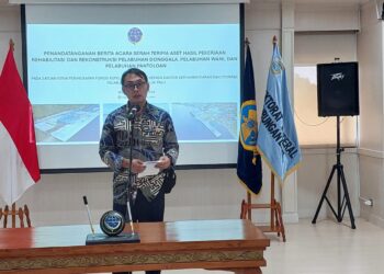 Hubla Teken Basta Pelabuhan Teluk Palu