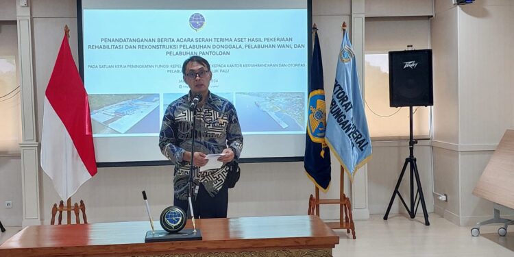 Hubla Teken Basta Pelabuhan Teluk Palu