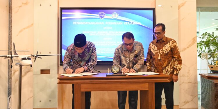 Kemenhub-Kemenkeu Kerja Sama Pertukaran Data Sektor Transportasi Laut