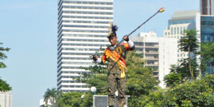 Aman Jaya Ikut Meriahkan Hari Pelaut Sedunia, Marching Bandnya Memukau