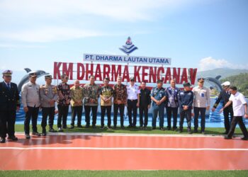 KM. Dharma Kencana V Resmi Berlayar, Terminal Penumpang Donggala Mulai Beroperasi