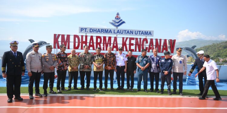 KM. Dharma Kencana V Resmi Berlayar, Terminal Penumpang Donggala Mulai Beroperasi