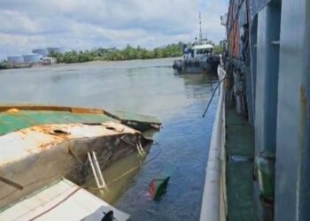 KM Lintas Armada Tenggelam, Lalu Lintas Kapal ke Pangkalbalam Terganggu