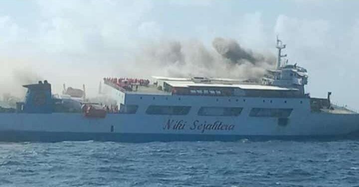 Kapal Niki Sejahtera Terbakar di Perairan Banjarmasin