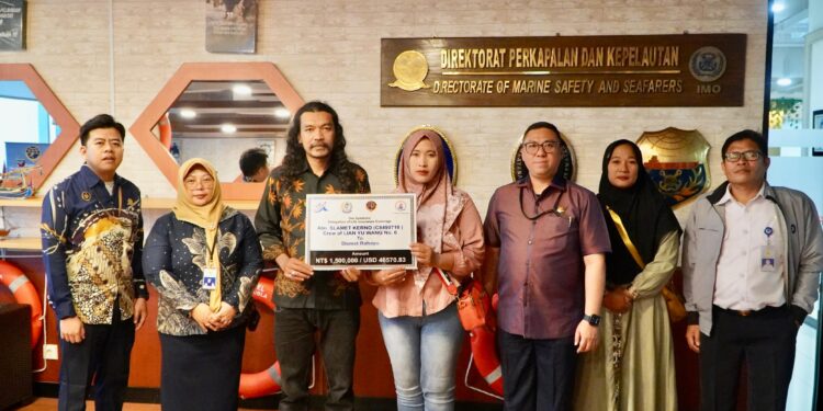 Slamet Kerno Jatuh ke Laut, Ahli Waris Dapat Santunan Dari Asuransi