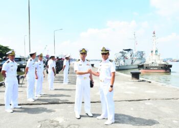 Danlantamal I Lepas Keberangkatan Kapal Malaysia