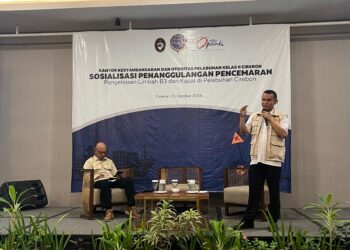 Tingkatkan Pengetahuan Pengelolaan Limbah B3, KSOP Cirebon Sosialisasi Penanggulangan Pencemaran