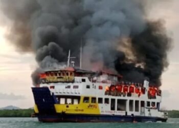 Kapal Terbakar, Tak Ada Korban Jiwa