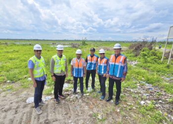 Kunjungi PT PPK Untuk Melihat Progres Kawasan Industri Kuala Tanjung