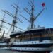 Kapal Amerigo Vespucci Sandar di Pelabuhan Belawan