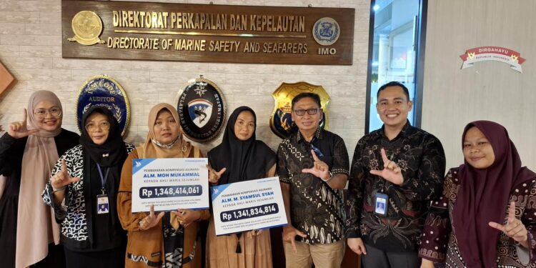 Pelaut Meninggal di Korsel, Ahli Waris Terima Rp 1,3 M Lebih Dari Asuransi
