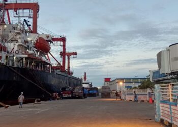 6,500 Ton Garam Masuk Belawan 