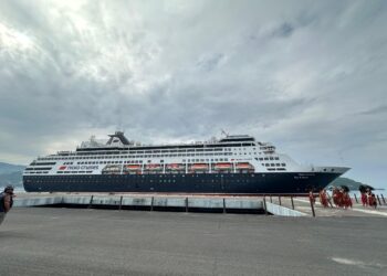 Bawa 623 Penumpang, Kapal Cruise Vasco Da Gama Masuk Bitung