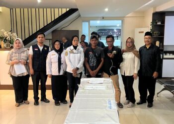 Jenazah ABK Dari Korea Selatan Dipulangkan