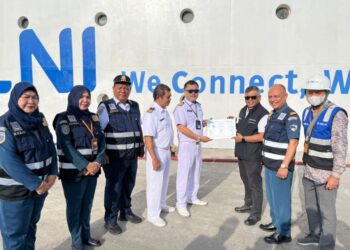 Kelud, Jadi Kapal Pertama Sandar di Belawan