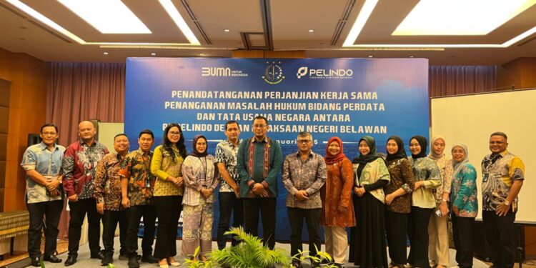 Pelindo Belawan – Kejaksaan Teken Perjanjian Kerjasama Tangani Masalah Hukum