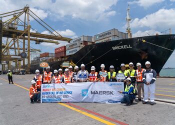Maersk Buka Layanan Baru Dari TPS Surabaya-Malaysia-Singapura