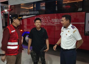 BPTD Sumbar Sambut Pemudik Gratis di Terminal Anak Air